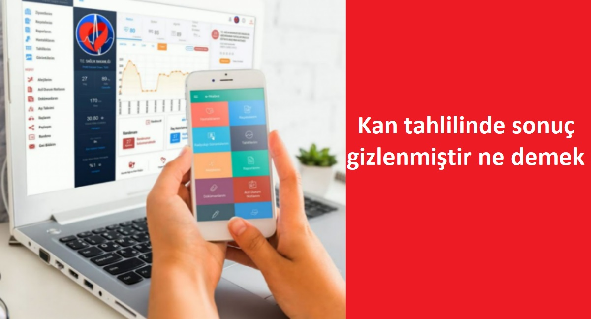 Kan tahlilinde sonuç gizlenmiştir ne demek
